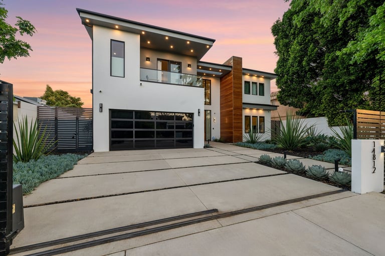 Completed luxury driveway project